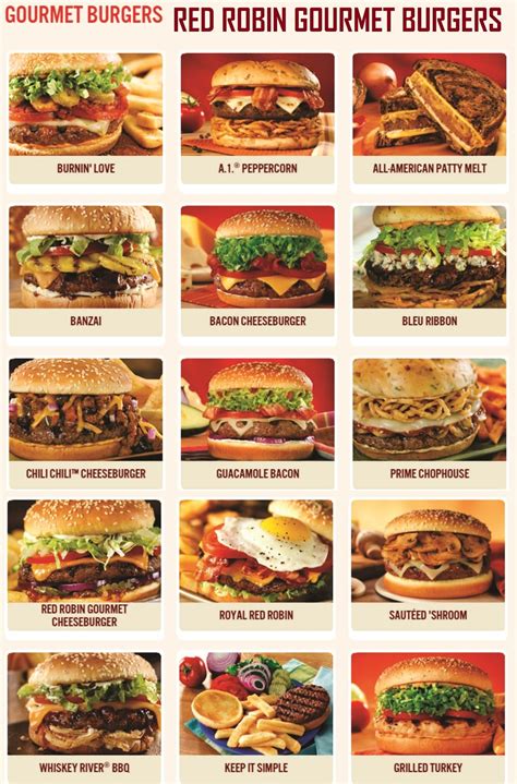 red robin menu prices